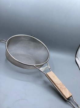 Stainless Steel Mesh Strainer Basket Skimmer Ladle for Cooking and Frying Pasta Strainer