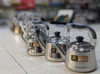 Tea Kettle Stovetop Whistling Teakettle Classic Teapot Stainless Steel Tea Pots for Mirror Large Capacity Whistling Kettle