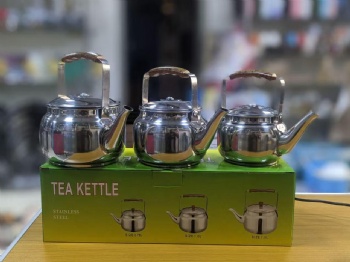3 Pcs Set Small Size Camel Kettle Pot Arabic Coffee Pot Stainless Steel Coffee Kettle for Tea Latin Pot