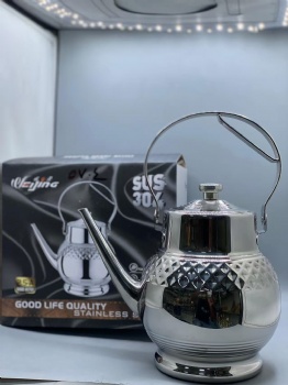 Coffee and Tea Sets Eco-friendly Silver Stainless Steel Coffee Pot Moroccan Tea Pot