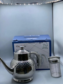 Luxury Sizes Arabic Silver Tea Set Stainless Steel Coffee Pot Special Metal Inox Induction Teapot