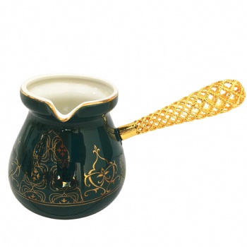 Turkish Coffee Pot Coffee Warmer Ceramic Porcelain Coffee Pot - B