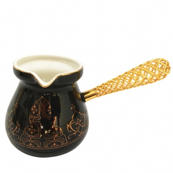 Turkish Coffee Pot Coffee Warmer Ceramic Porcelain Coffee Pot - D