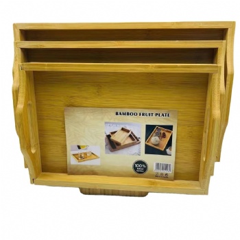 Bamboo Tray Set Bamboo Tray With Handle