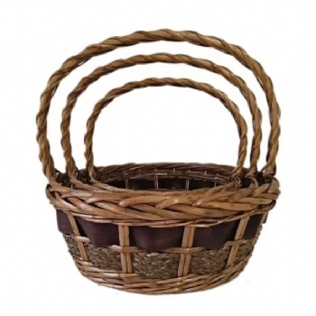 Hot Selling Household Supplies Wooden Storage Basket Multi-functional Dirty Clothes Laundry Basket