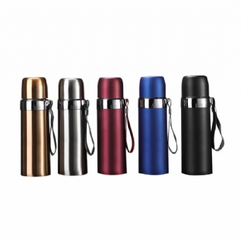 Cycling Sports Stainless Steel Water Bottle Leakproof Portable Insulated Hot Cold Water Bottle Kids School Vacuum Flask